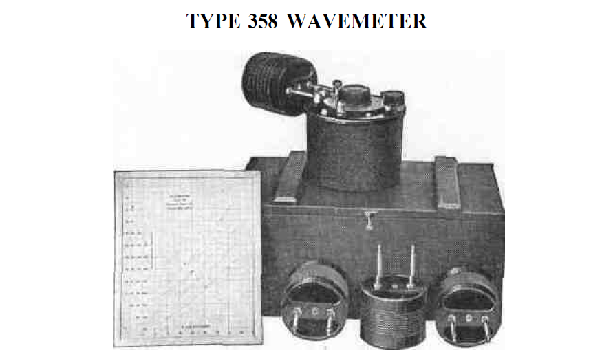 Vintage General Radio WAVEMETER  Model 358
